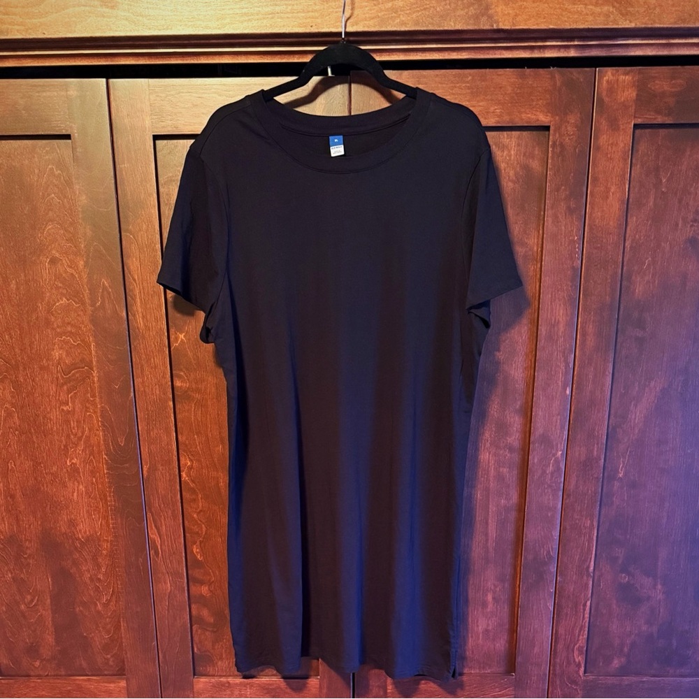 Old Navy Black T-Shirt Dress
